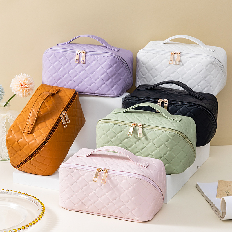 Travel Toiletries Organizer Pouch Female Storage Makeup Cases Fashion Large Capacity Portable Makeup Bag Women Cosmetic Bag