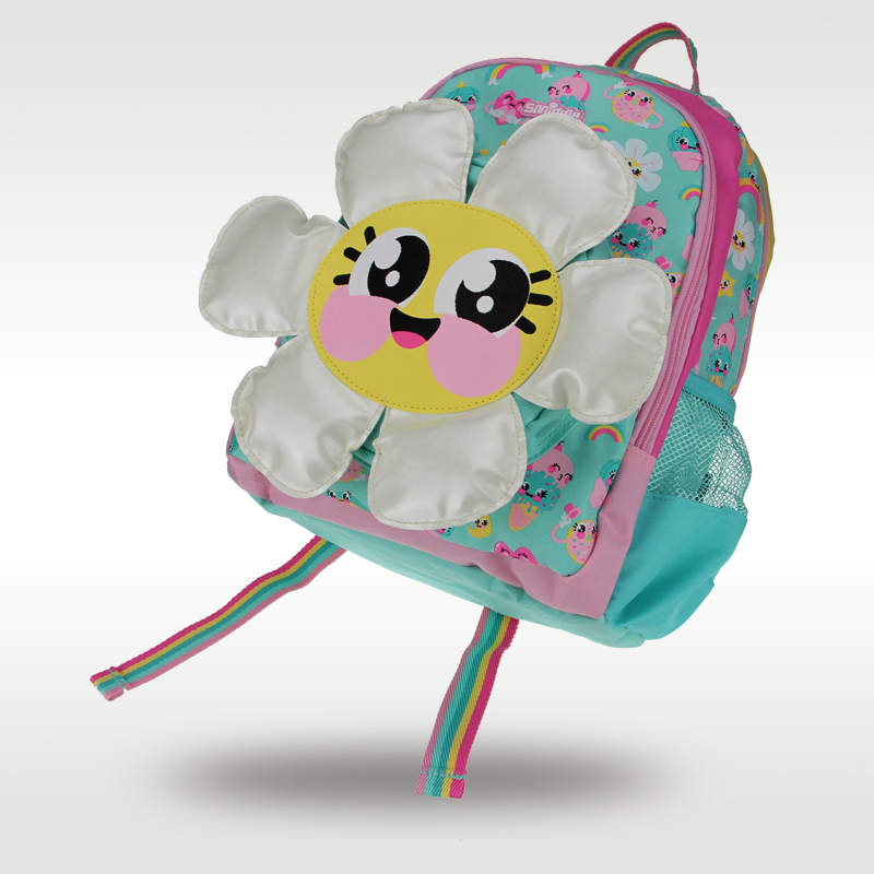 Australia Smiggle Original Children's Sschoolbag Girls Sunflower Shoulder Backpack Kawaii 3-7 Years Old Modelling Bags 14 Inches