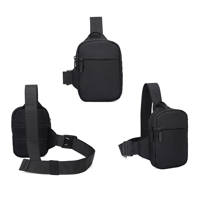 Men's Chest Bag Fashion Small Canvas Shoulder Crossbody Bags For Man Mini Sport Cross Handbag