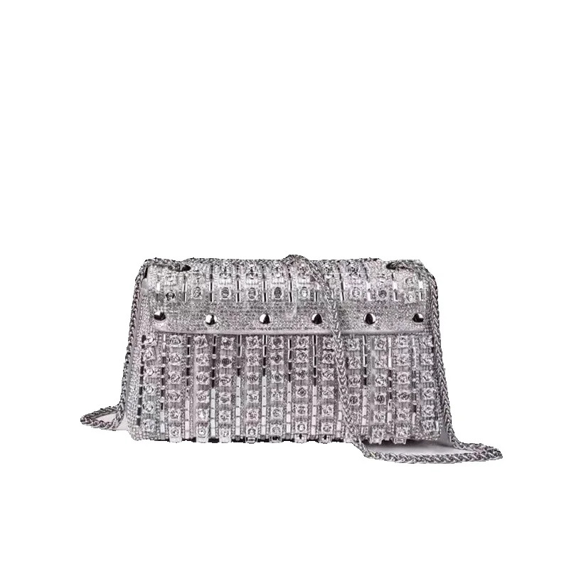 JIOMAY New Design Fashion Rhie Purse Designer Handbags Elegant And Versatile Purses For Women Evening Clutch Bag