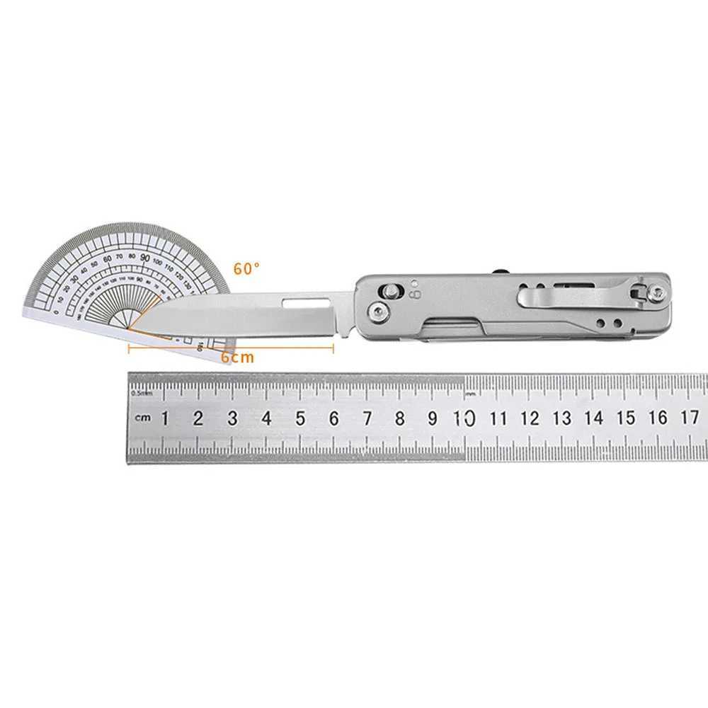 Combination Multi Tool Folding Knife Scissors Detachable Outdoor Pocket Knife EDC Emergency Manual Tool Multi purpose Knife X241107