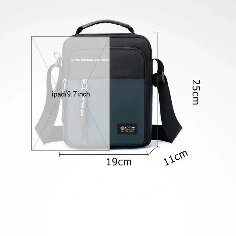 High Quality Mens Handbags Oxford Bag for Man Male Cross Body Shoulder Messenger Bags Casual Bussiness 241106