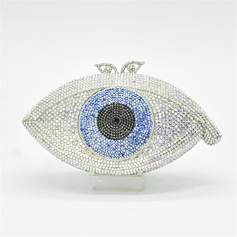 Ladies Party Small Purse Women Evening Party Big Eye Diamonds Luxury Clutch Fashion Rhinestone Wedding Party Clutch Evening Bags