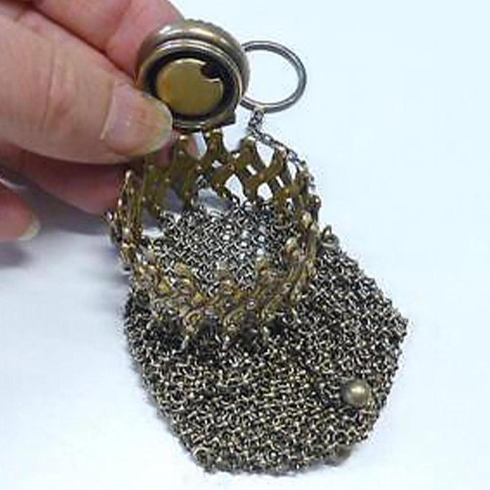 NEW High-End Handmade 1920's English Coin Purse Retro Collectio Collectible Antique Coin Stainless Medieval Steel Purse Coi R7J8