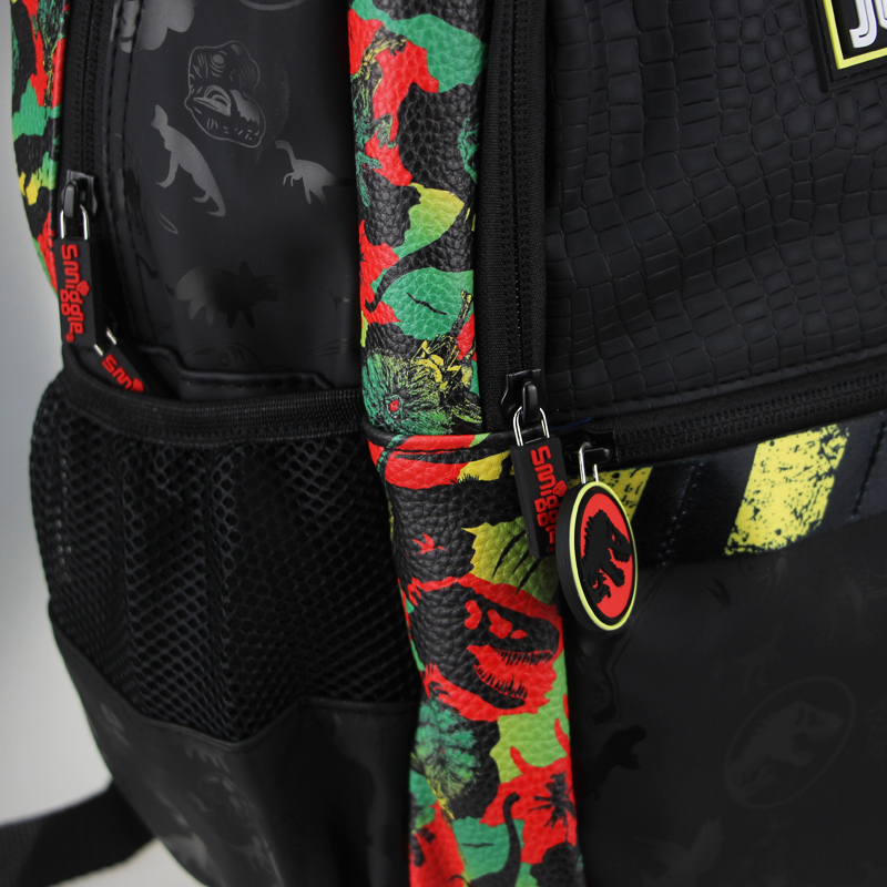Australian Original Smiggle Children's Schoolbag Boys backpack Dinosaur Paradise Kids' Bags 16 inch Waterproof Wear-Resistant