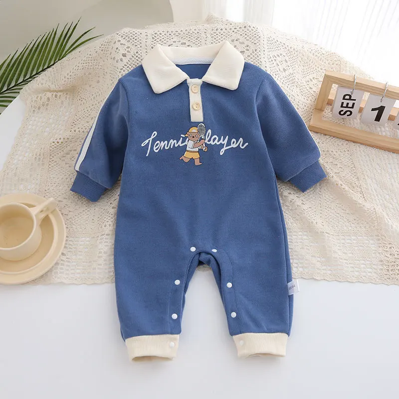 Rompers Baby Clothes Boys Girls Babies Handsome Onesies Newborn Outing Outfit Birthday Super Cute Spring and Autumn Clothes RompersY250119XL2S