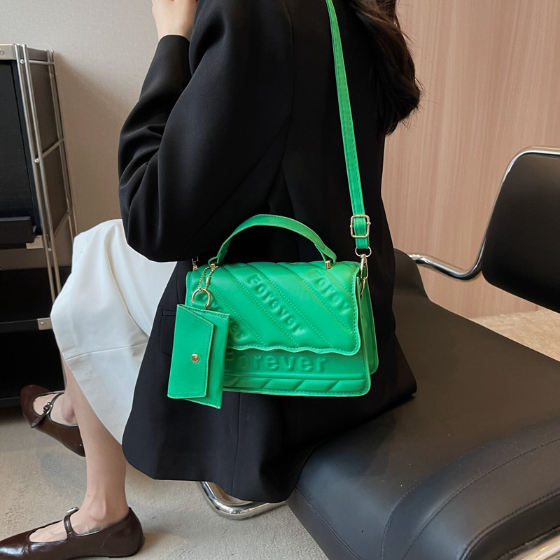 New Fashion Shoulder Bag Leather Women's Square Handbag Designer Crossbody Bag