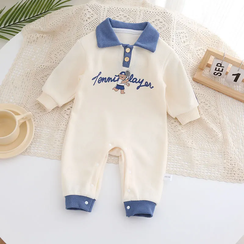 Rompers Baby Clothes Boys Girls Babies Handsome Onesies Newborn Outing Outfit Birthday Super Cute Spring and Autumn Clothes RompersY250119XL2S