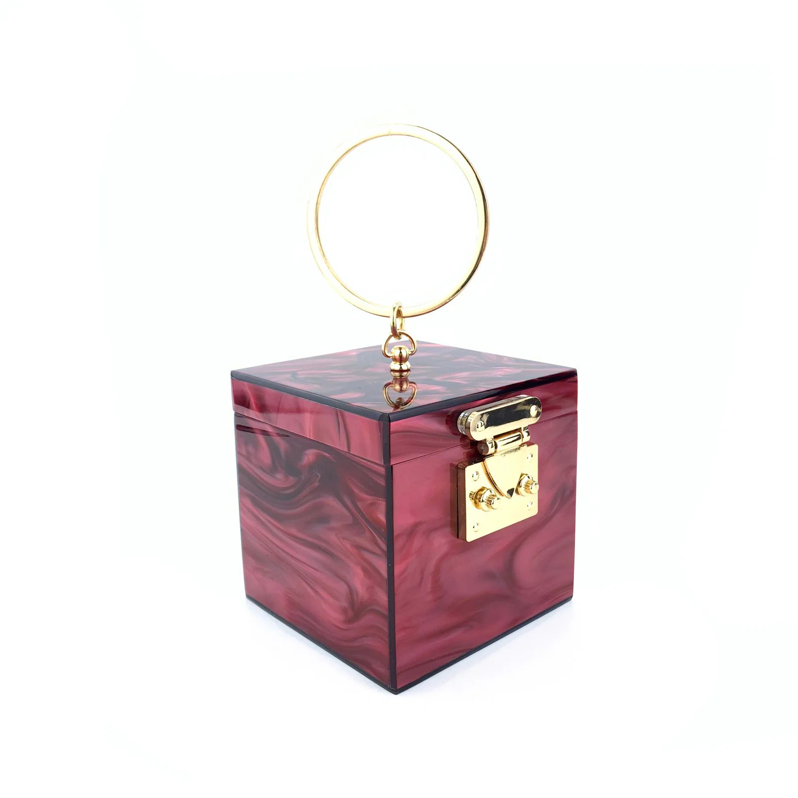 XIYUAN Acrylic Box Night Clutch Bag Womens er Acrylic Handbag Wedding Party Acrylic Handbag 241106