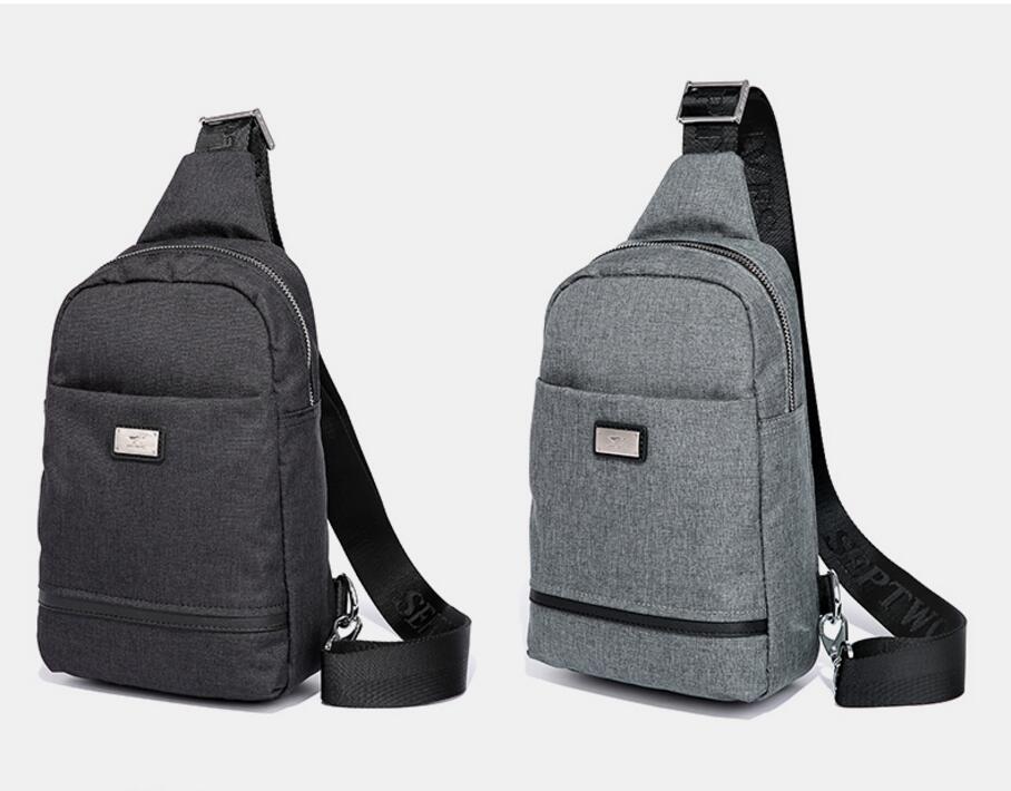 Men's Waist bag 2020 new earth tide leisure Oxford fabric bag single shoulder bag cross tide brand Septwolves male Satchel