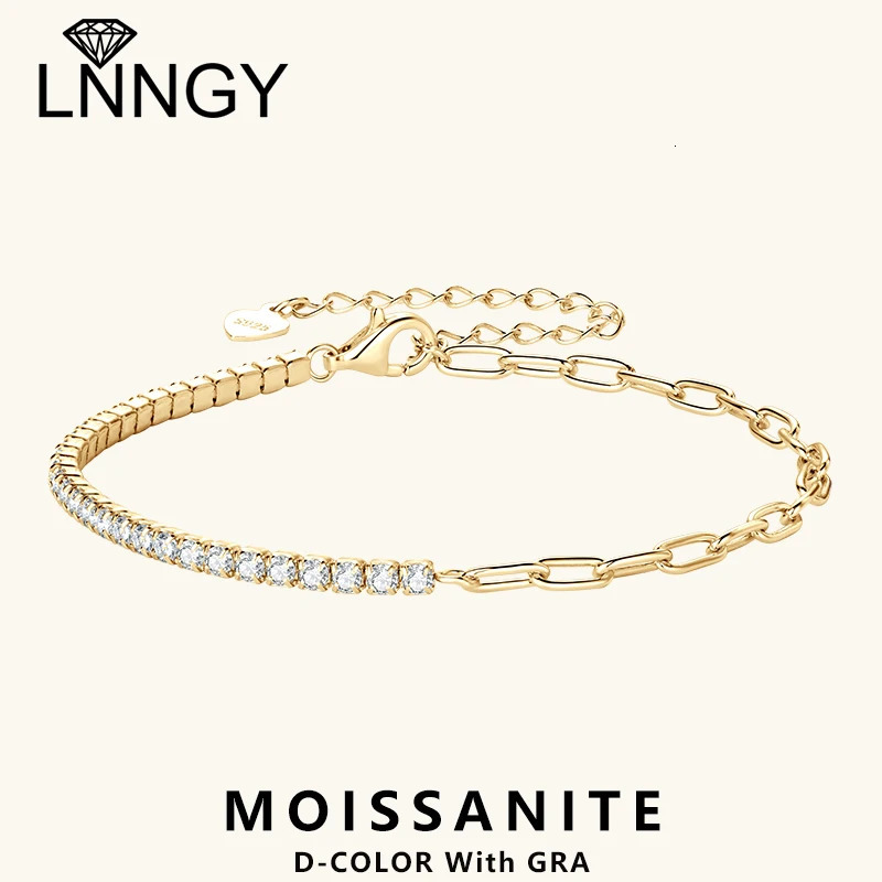 Lnngy 2mm Bracelet Korean Ins 925 Sterling Silver Paper Clip Chain Adjustable Bracelets For Women Simple Hand Jewerly 241024