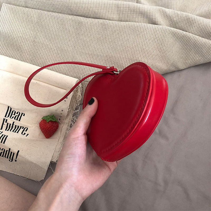 Heart bag coin wallet cute children's handbag designer girl wallet