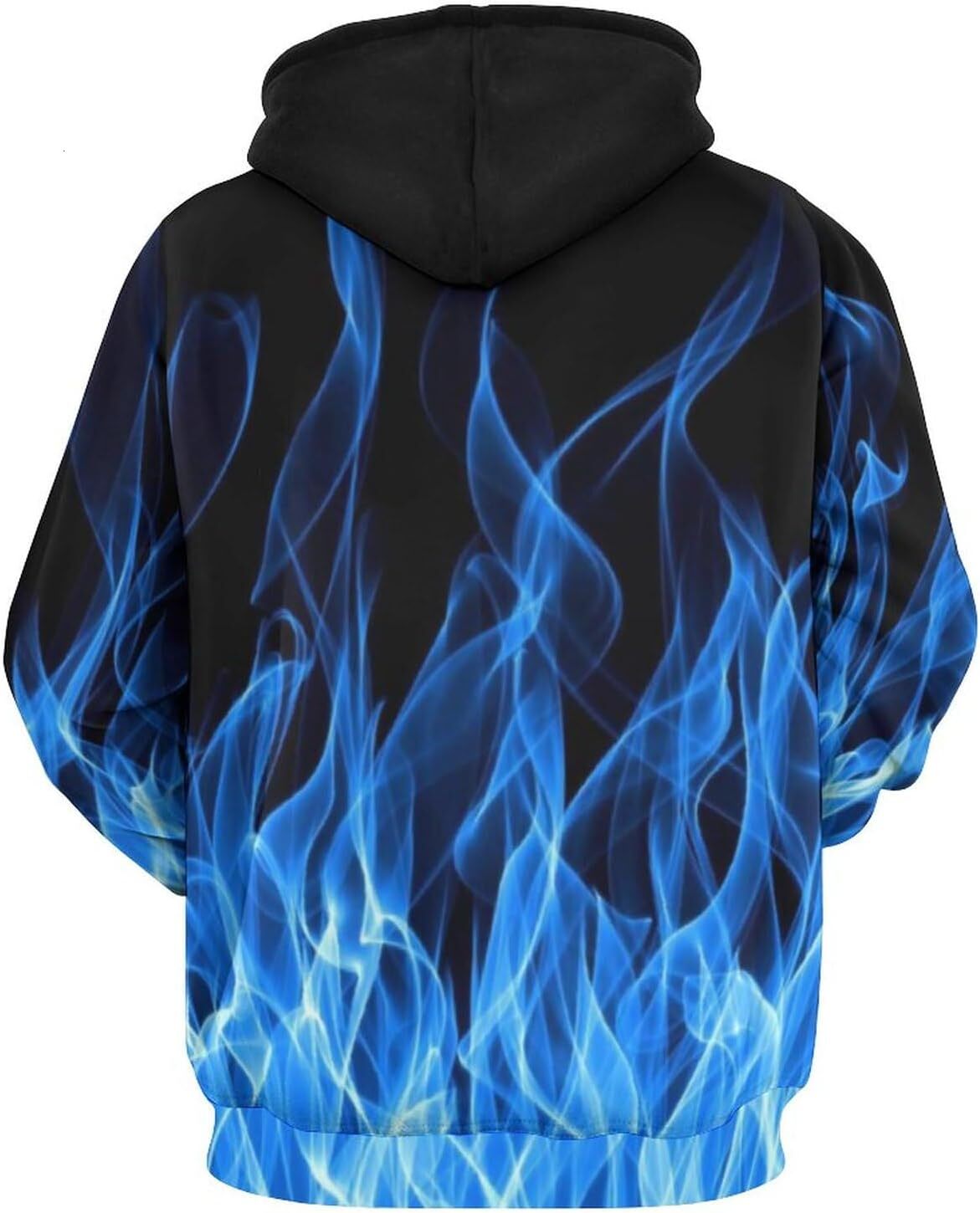 Hoodie for Mens Womens Pullover Hoodie 3D Novelty Graphic Hooded Sweatshirt Hoodies for Men Graphic Trendy blue pattern