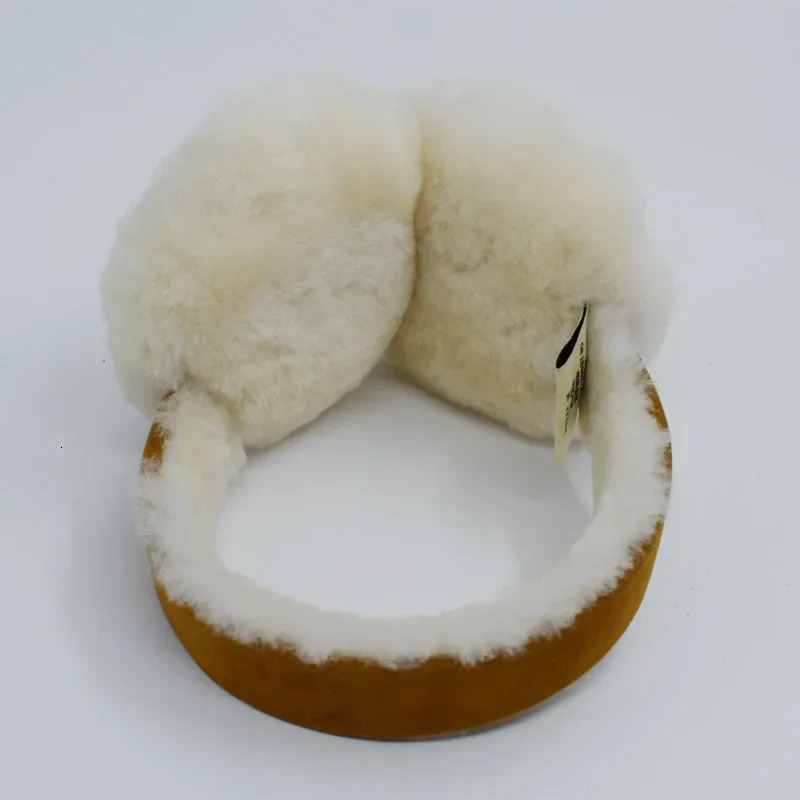 wool earmuffs warm winter sheepskin earmuffs for men soft warm solid earmuffs outdoor cold protection earmuffs 241107
