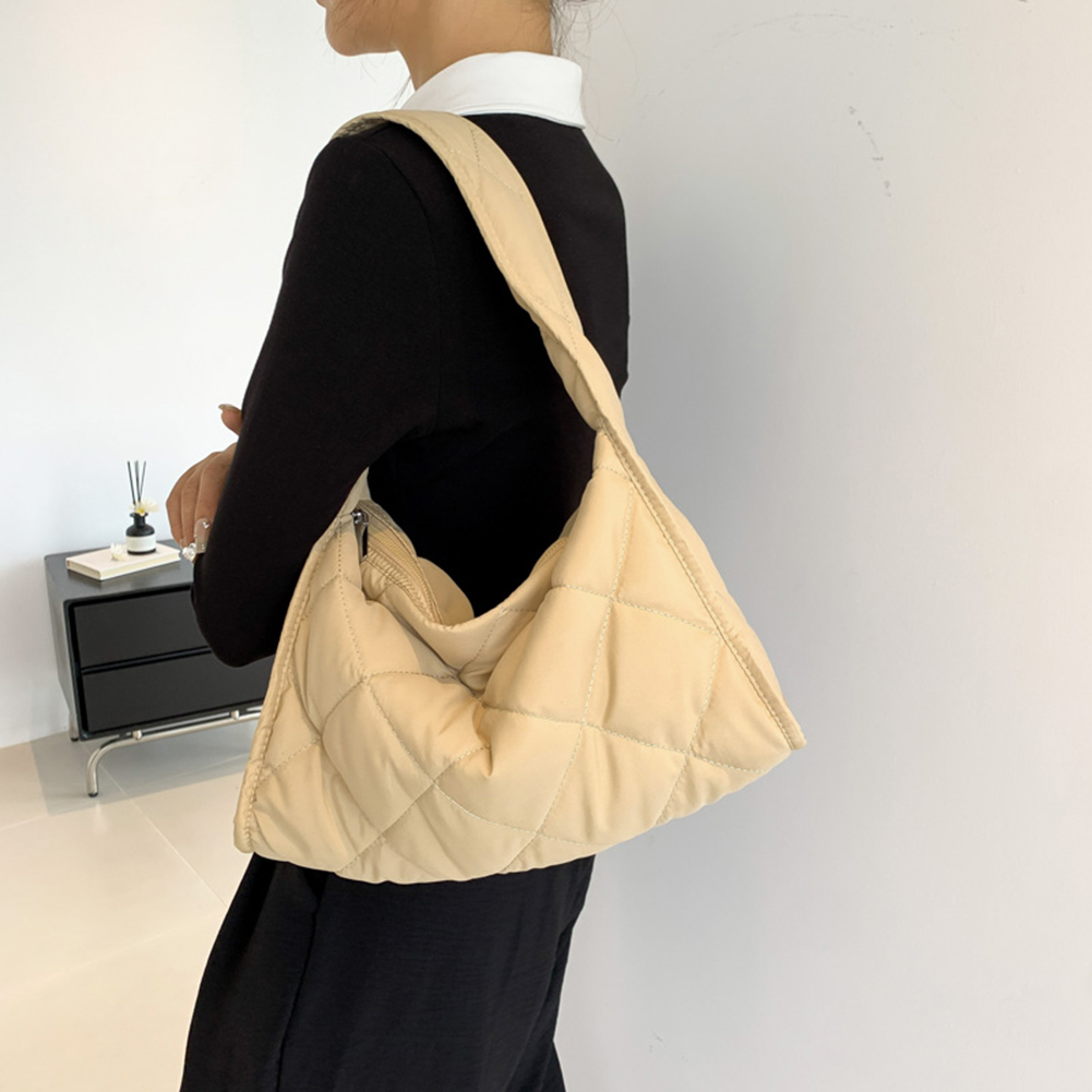 Nylon Tote Bag for Women Luxury Designer Handbags Purse Fashion Autumn Winter Small Shoulder Bag Quilted Padded Top Handle Bag