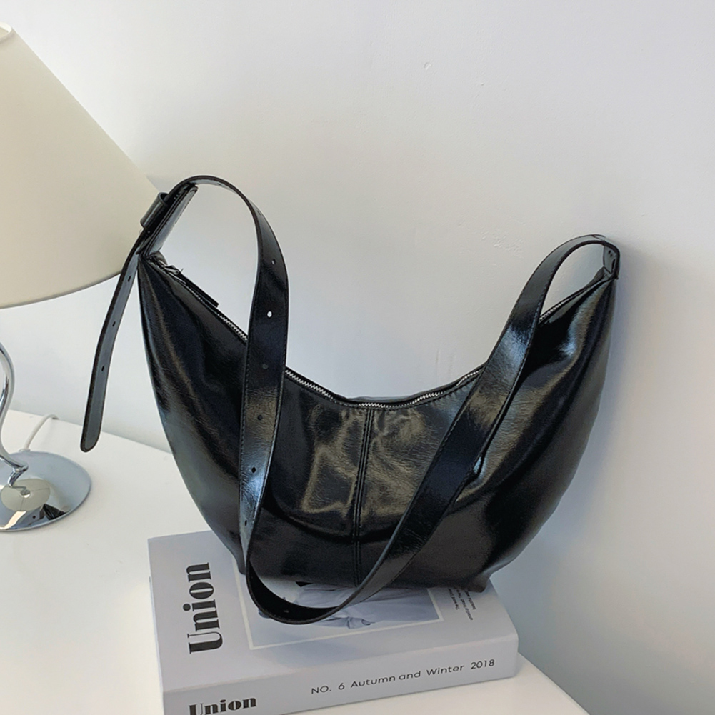 Crossbody Bag for Women with Adjustable Strap Clutch Purse PU Leather Inner Pocket Large-capacity Hobo Bag Travel Shopping Bag