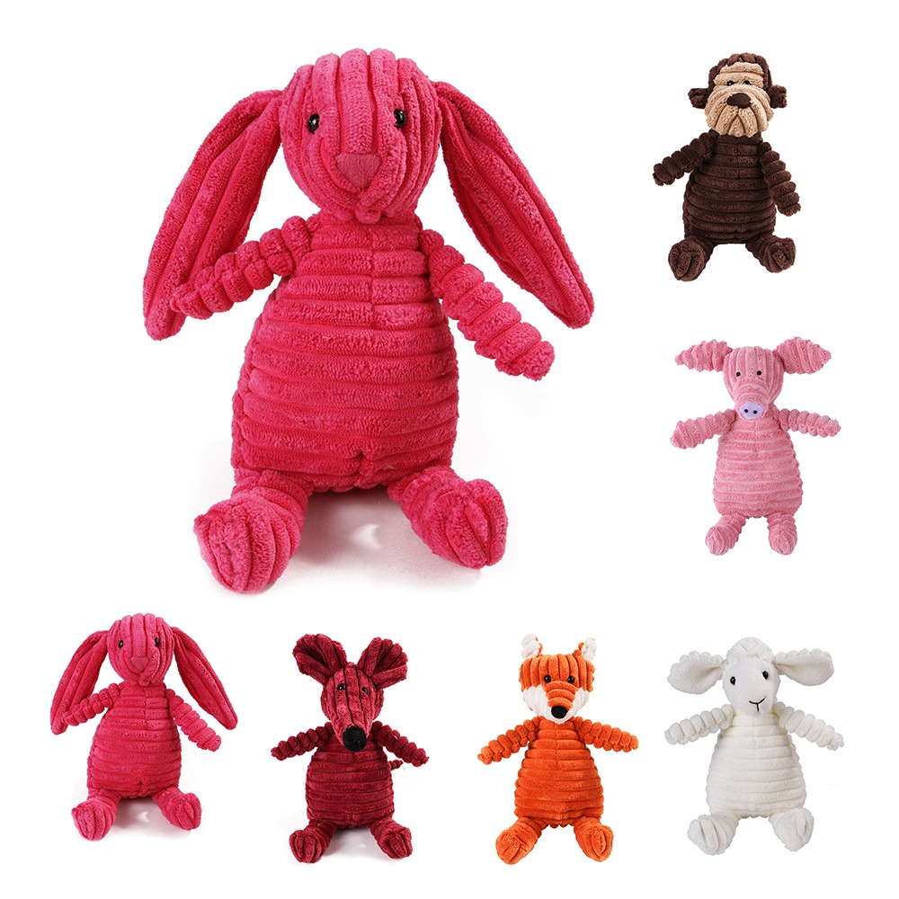 Manufacturer Wholesale Eco Friendly Durable Pet Chew Toys Plush Squeaky Dog Toys
