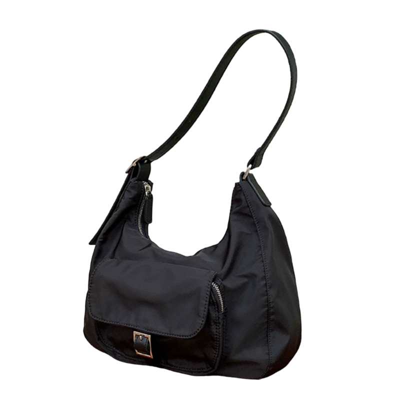 Modern Nylon Shoulder Bag with Nylon Crossbody Purse for Active Lifestyle Dropship