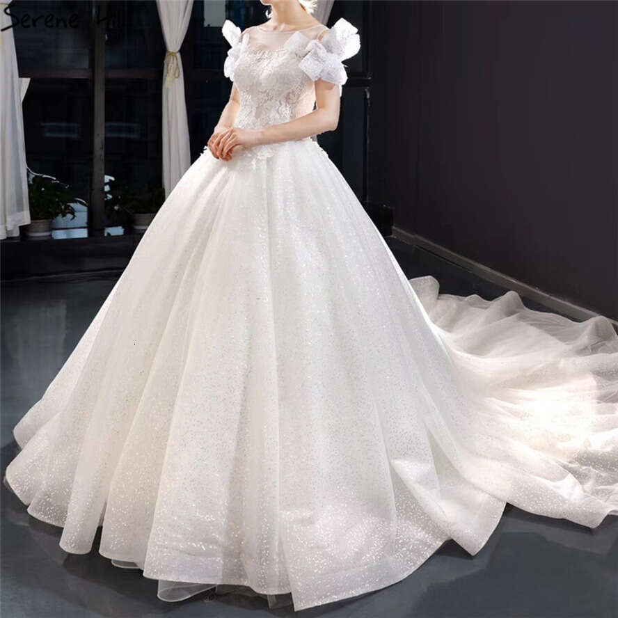 White Sleeveless Bow Vintage Sexy Wedding Dresses 2025 Handmade Wers Sparkle Princess Bridal Gowns Custom Made Chm66885