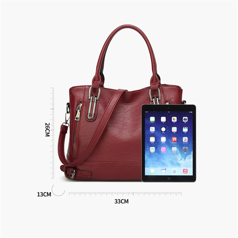 Brand Designer Bag Faux Leather Handbags Lady Hand Bags Women Messenger Shoulder bag Big Tote Sac A Main Bolsa