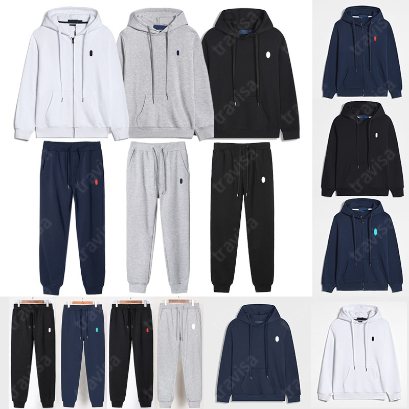 Designer Hoodie Men's Sweaters Tracksuit Zipper Polo Hoodie Men Sweater Business Casual Jogger Tracksuits Tops Polo Set Casual Half Zipper Hoodies Pants jacket