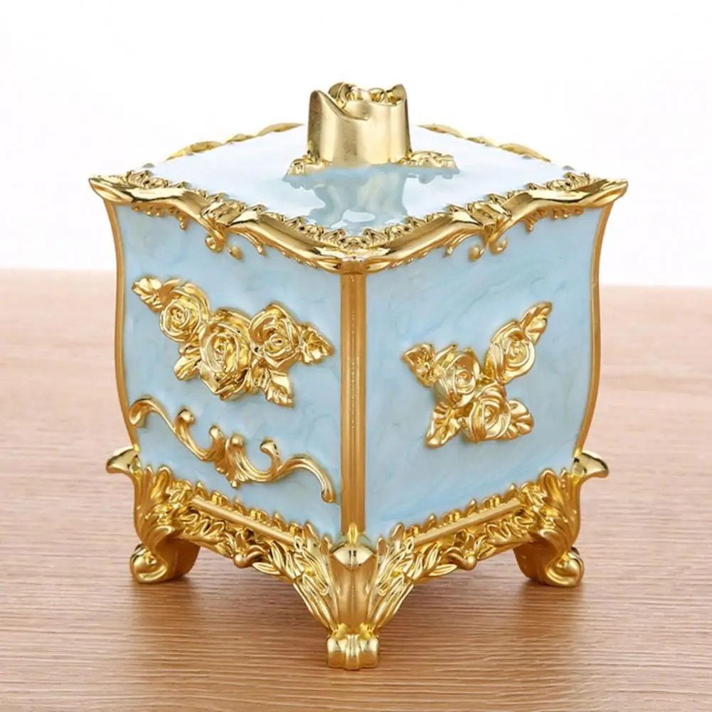 Attractive Cotton Swab Container European Style Long Lasting Charming Organizer Box Household Supplies 240327