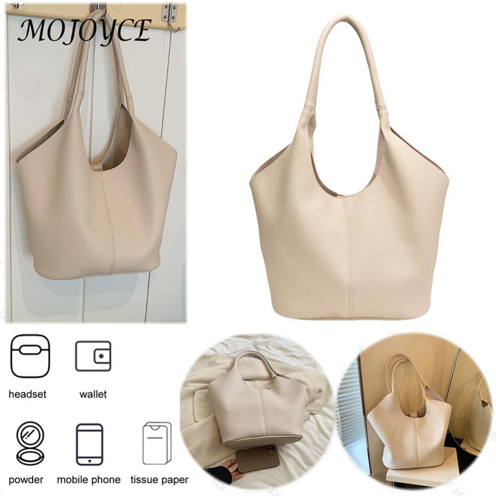 Women PU Tote Bag Vegan Leather Bucket Bag Large Capacity Trendy Commuting Bag Oversized Weekender Handbags Outdoor Travel Bag