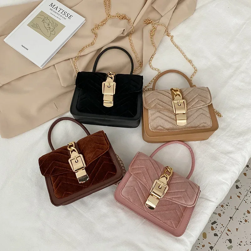 Women's Corduroy Handbag: Stylish 4-Color Pu hot Leather Crossbody Messenger Bag for Commuter or Casual Use