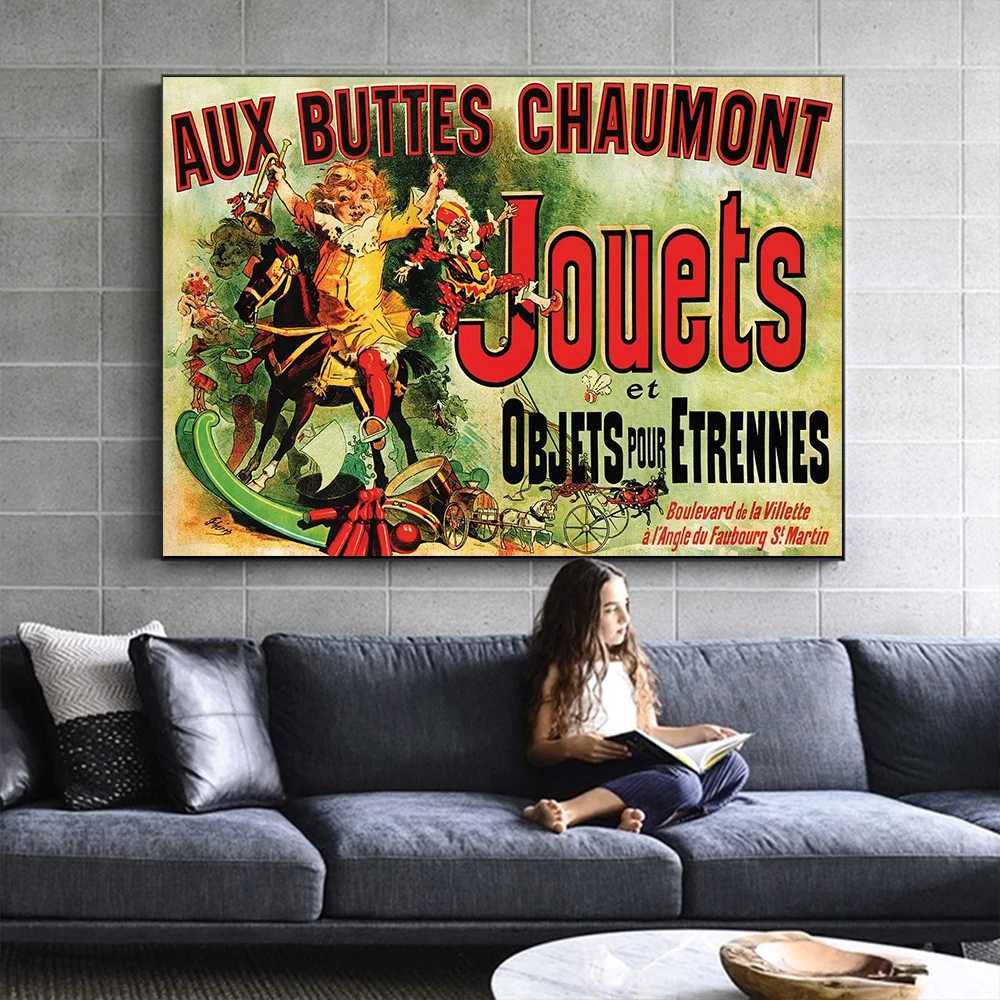 Aux Buttes Chaumont Jouets Posters Friends TV Canvas Painting Posters and Printing Wall Art Pictures Cuadros Living Room X241107