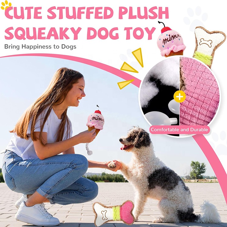 Interactive Pet Supplies Puppy Teething Toys Dog Chew Toys Puppy Toys Set For Cleaning Teeth