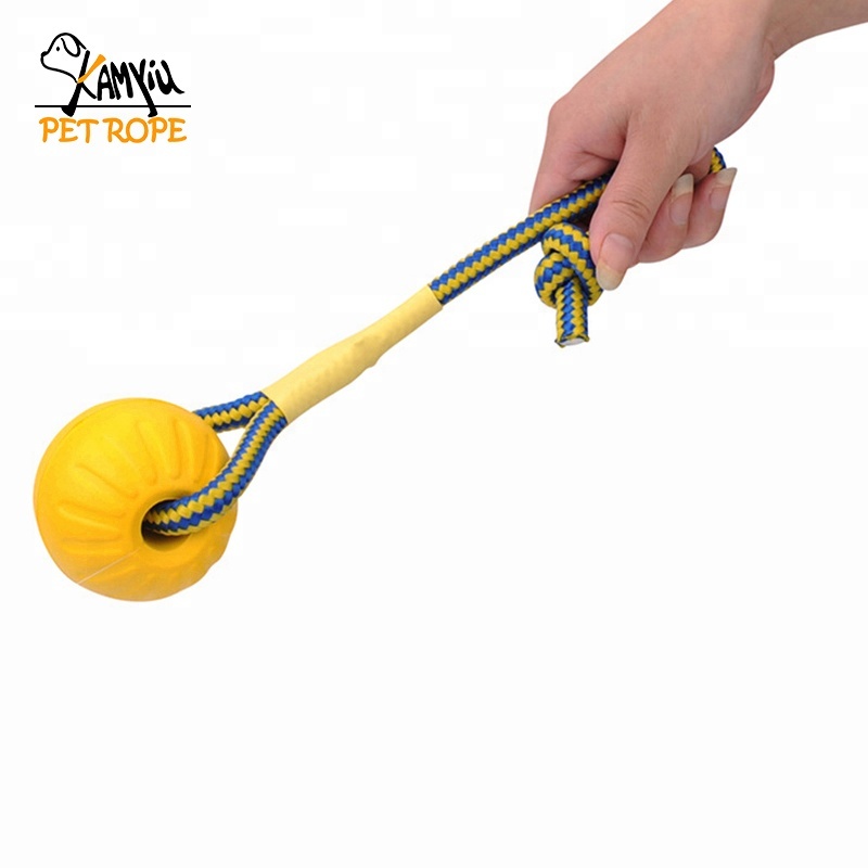 Floating on the surface eva dog toy chew ball