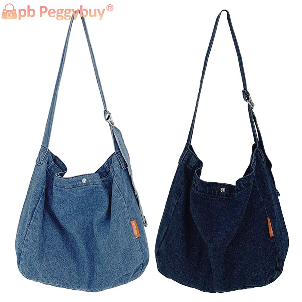 Fashion Crossbody Bags Street Vintage Denim Messenger Pouch Cowboy Crossbody Satchels Large Capacity for Ladies Girl