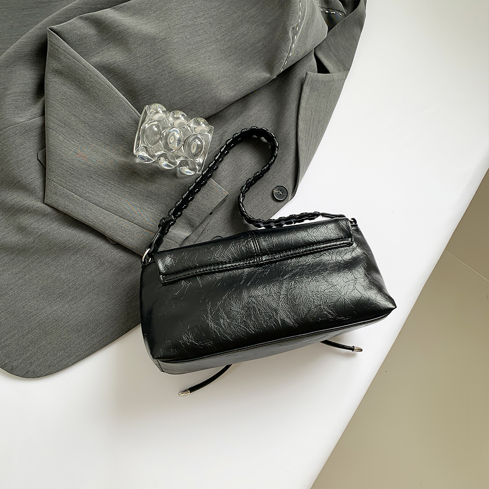 Women Flap Handbag Bowknot PU Leather Clutch Purse Magnetic Closure Underarm Purse Hobo Bag for Vacation Travel Commuting