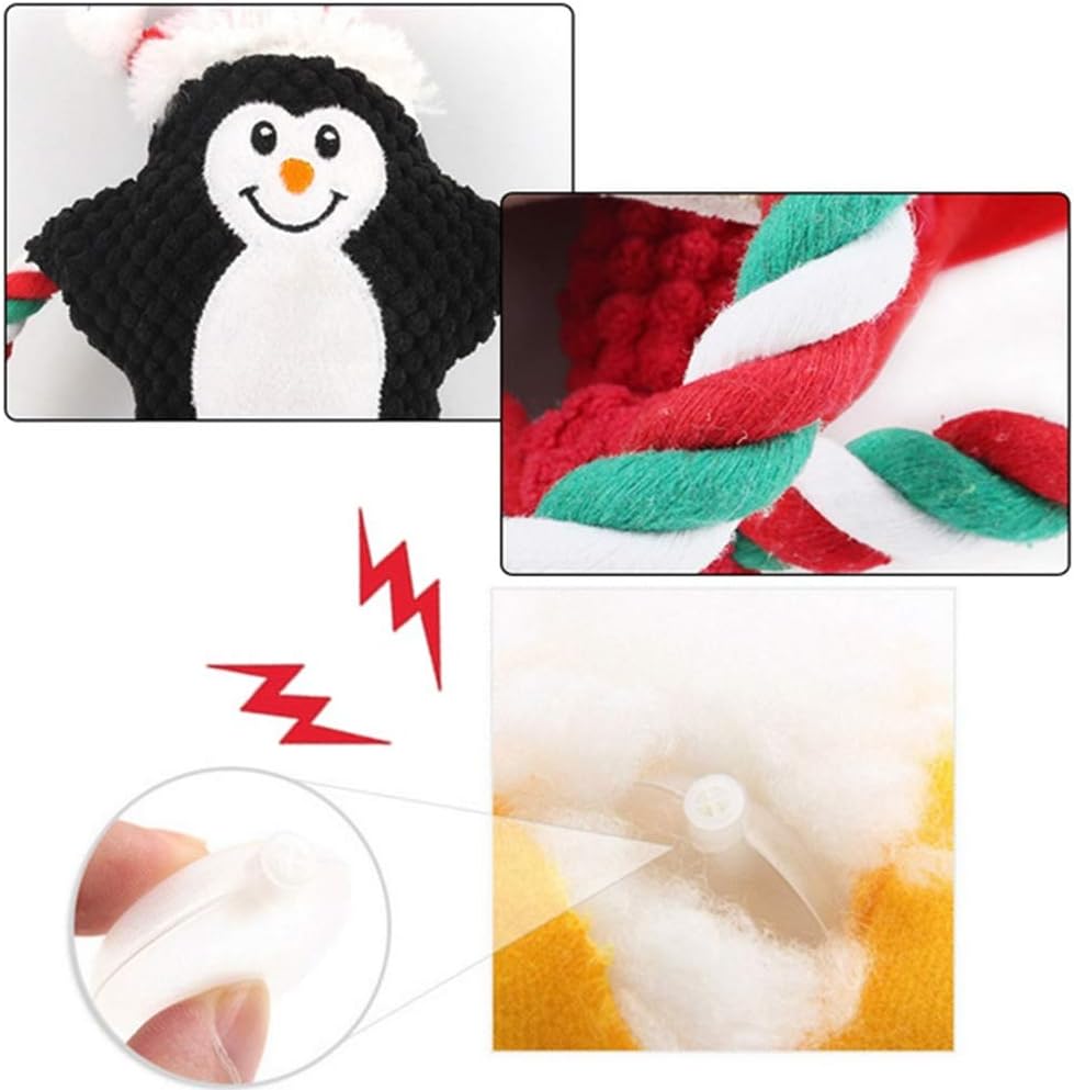 Pet Plush Toy Throw Pet Dog Training Toys Vent Christmas Gift Chew Stuff Dog Chew Toy for Puppy Cat Dog Products
