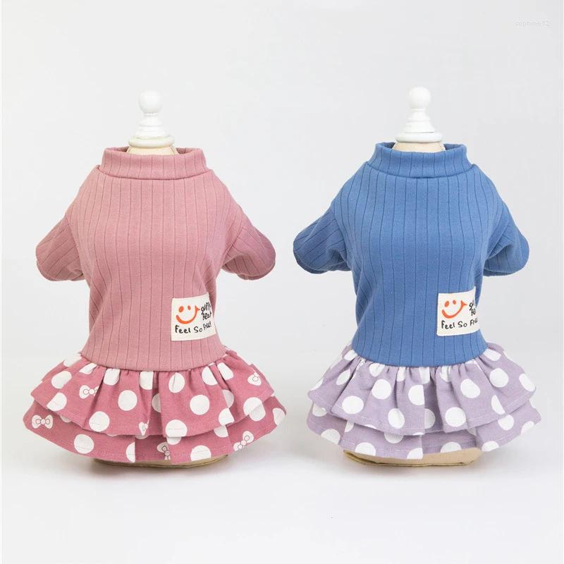 Dog Apparel Designer Clothes Dress Summer T-Shirt For Dogs Clothing Chihuahua Pug York Pomeranian Pet Vest Skirt