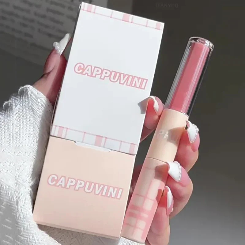 Double sided lipstick sexy and lasting red lipstick full gloss mirror and matte velvet liquid lipstick Korean cosmetics 241107