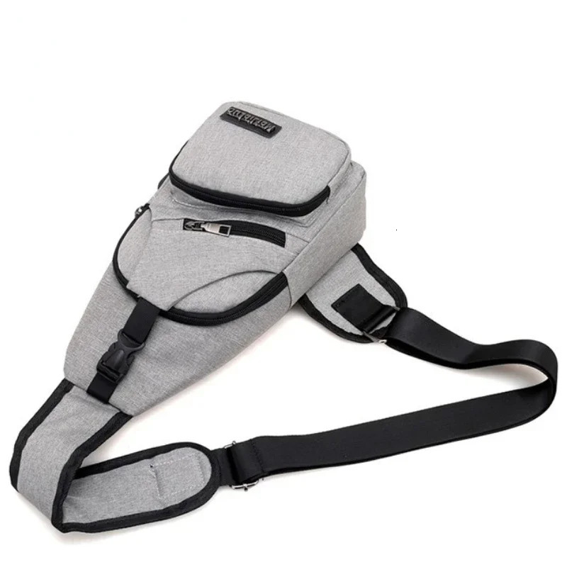 Fashion Canvas Chest Pack for Men Women Crossbody Shoulder Bags Messenger Bag Fanny Multifunction Mini Belt Waist 241029