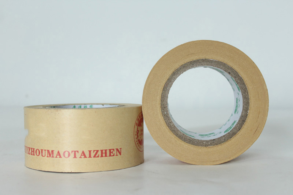 High-temperature resistance kraft tape high adhesion can write degradation kraft tape clamping band self-adhesive kraft sealing tape