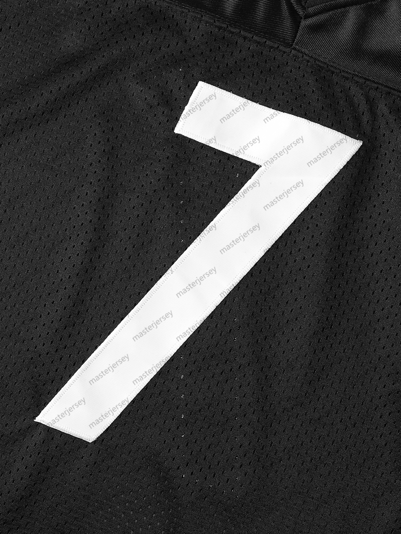 #7 Comfy V-Neck Football Jerseys Men Mesh Embroidery for Training and Competition Breathable Moisture-Wicking Short Sleeve Top for Active jersey