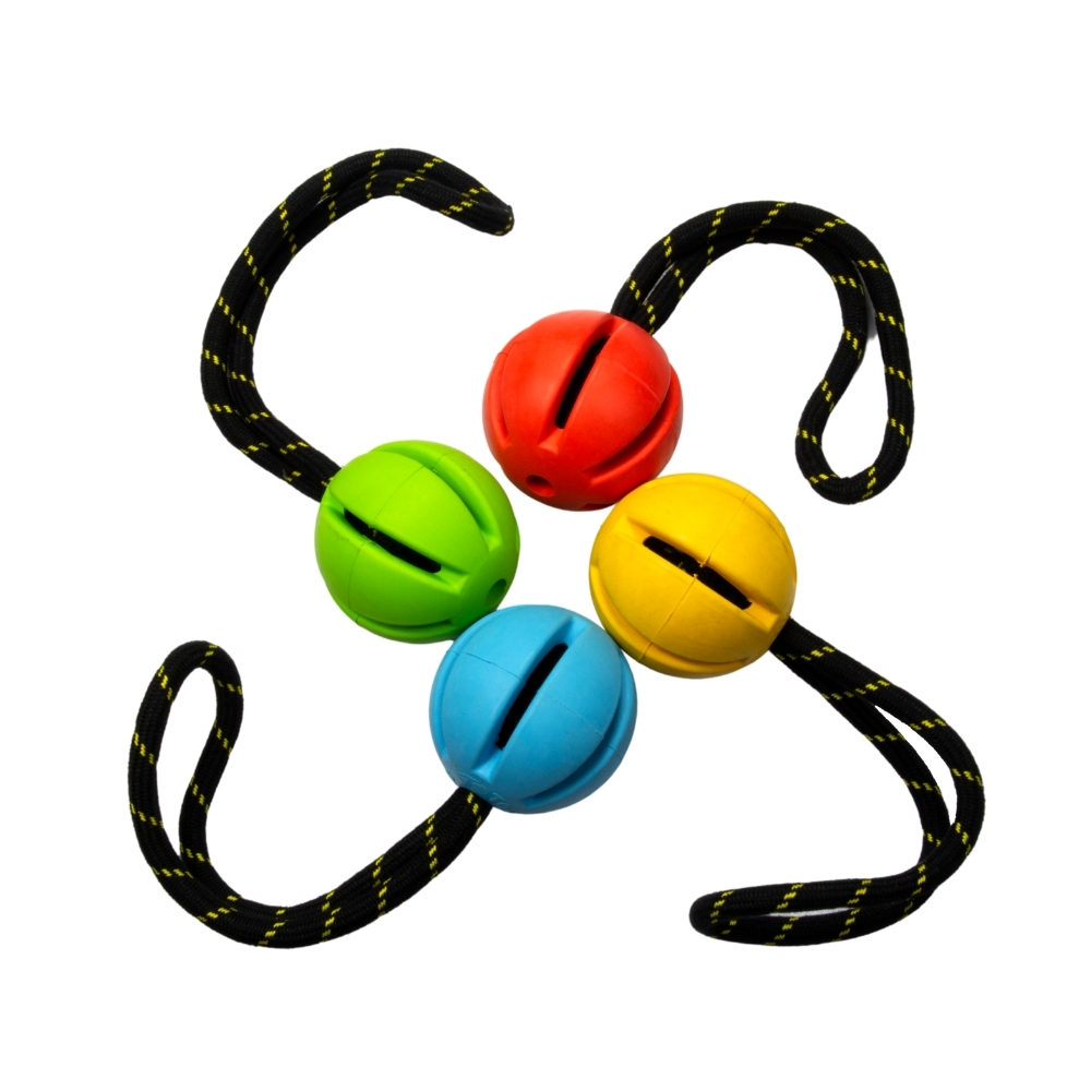 Wholesale Rope Ball 2.5 Inch for Dogs Chew Toys Pet Toys Rubber All-season Super Markets Sustainable,stocked