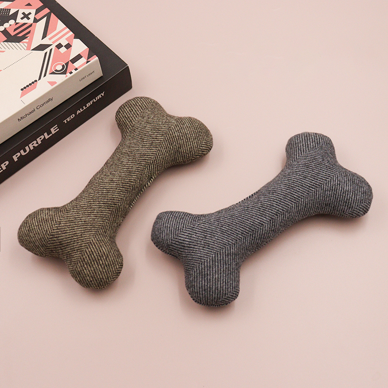 yy Dog Bone cloth Chew Toy felt dog bone Dog Toy Personalized Pet Gifts