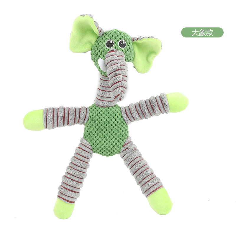 Wholesale Pet Suppliers Elephant Bear Pig Dog Cat Chew Toys