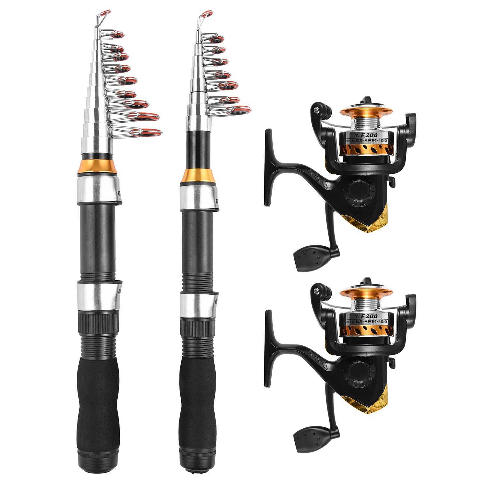 Lixada fishing rod reel combination droplet kit (Compte Kit 1.9m 2.3m) professional fishing gear with hooks W241108