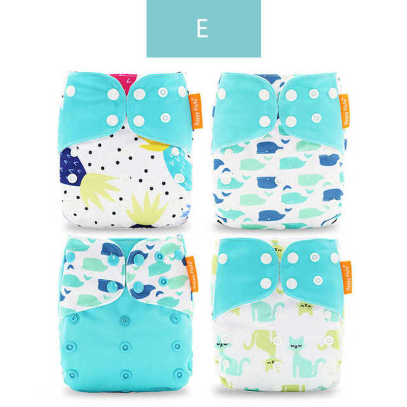 Baby Cloth Diapers Hot selling baby four piece washable cloth diaper set, good for diaper baby learning and training pants