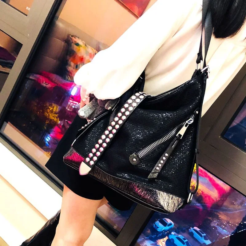 Fashion Backpack Female Sac Poplene Femme Commuter Dual-use Leisure Multi-functional Single Women Handbag Shoulder Crossbody Bag