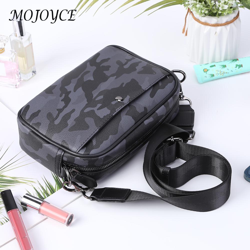 Casual Business Male Messenger Bag Classic Pattern Shoulder Messenger Bag Wide Strap Small Square Plaid Designer for Travel Work
