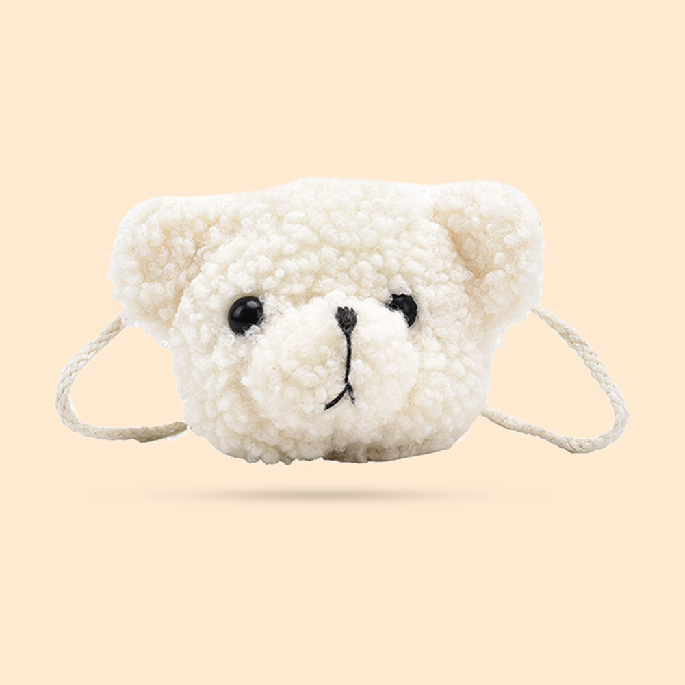 Winter New Fashion Shoulder Bag Soft Warm Fur Bag Crossbody Bag Female Bag Plush Bear Handbag Messenger Bag Women 2020