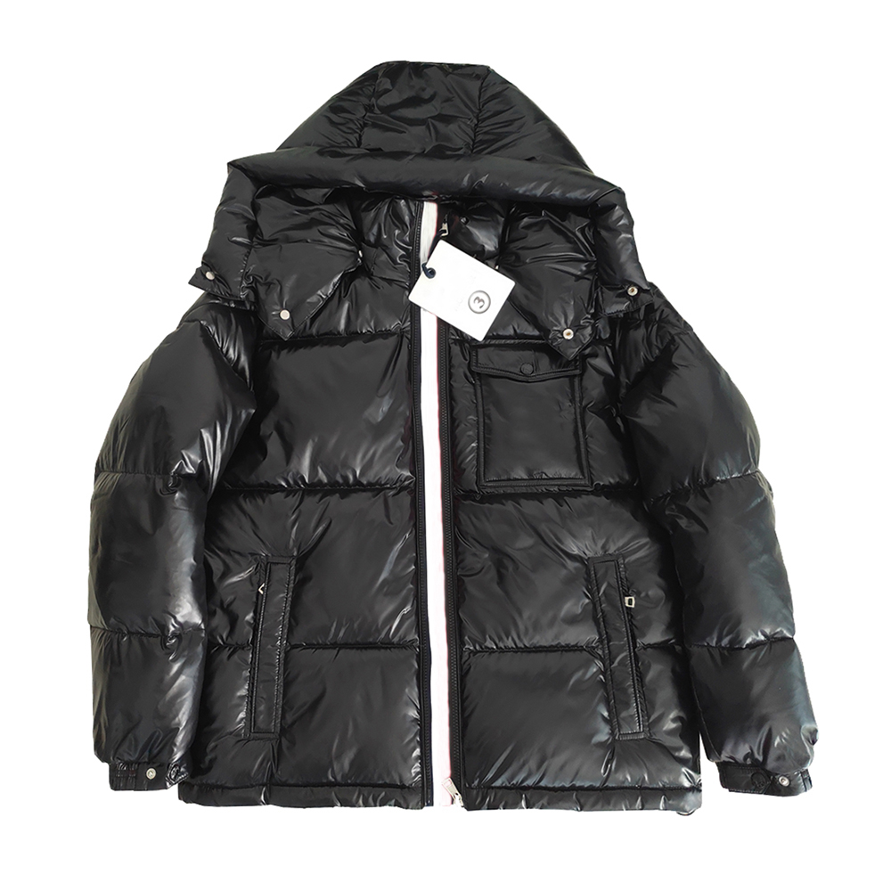 Veste vestes de puffer hommes Designer Jacke Down Down Badge Badge Veste Hoodies Hlippers Stand Collar Winch Winter Outwear Coats Gilet