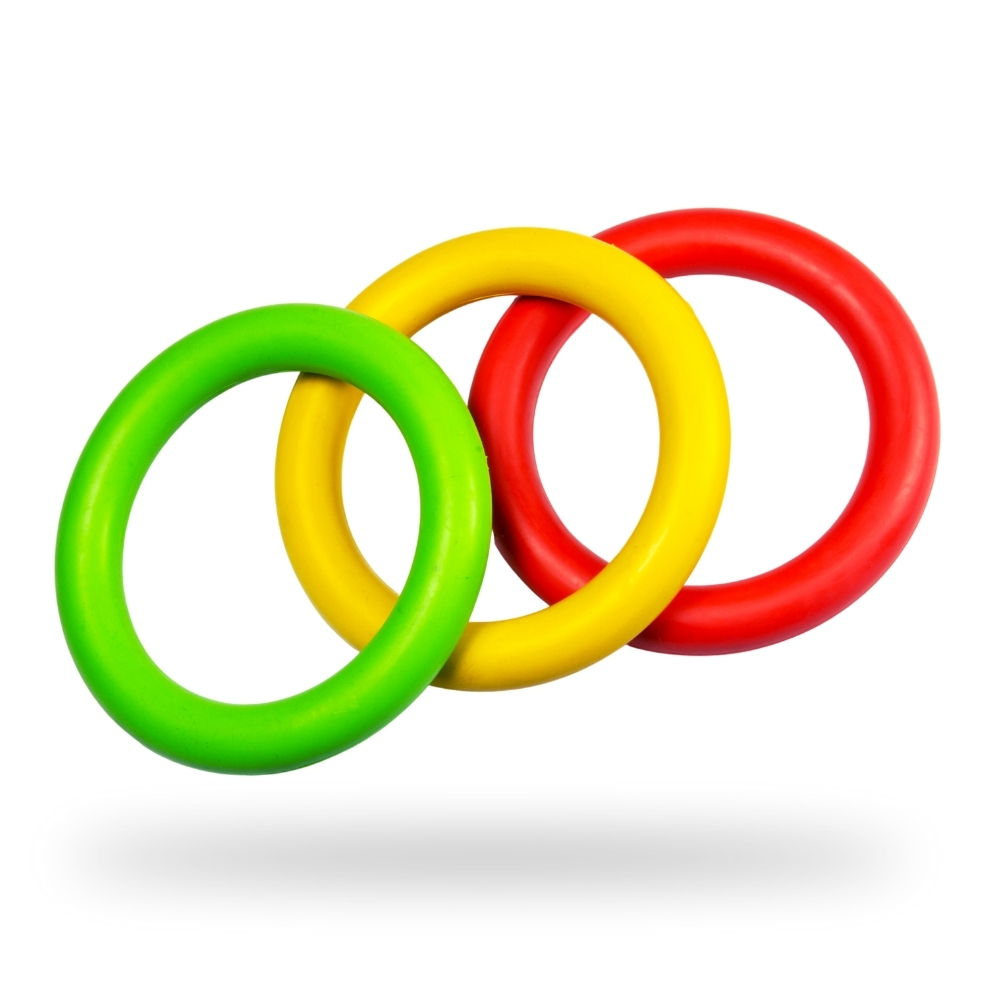 Hot Selling Pet Eco-friendly Products Bite Chew Toys Rubber Ring Small Dog Toy