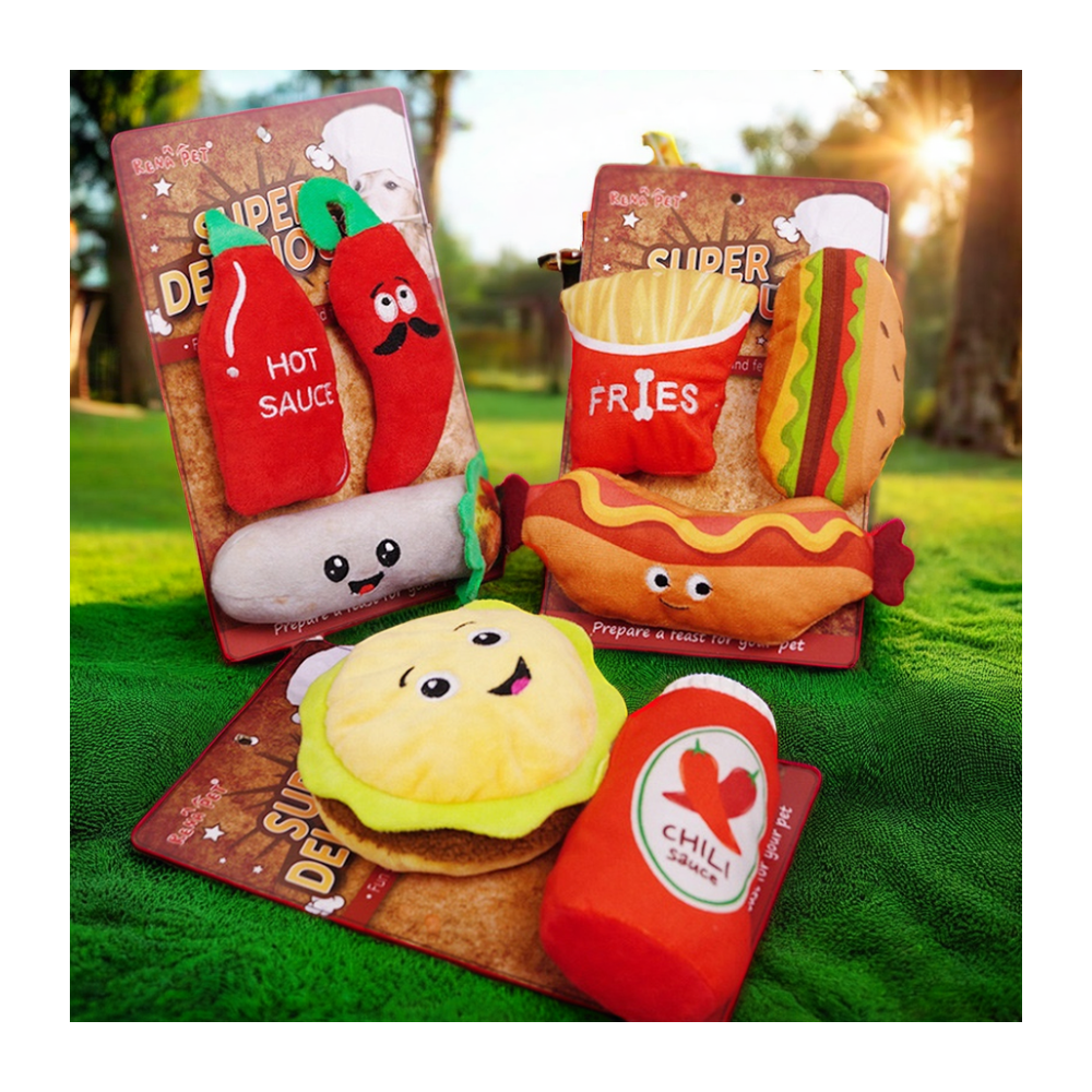 Durable Pet Chew Toys for Dogs Premium Dog Soft Plush Toys for Play and Chew pet plush toy